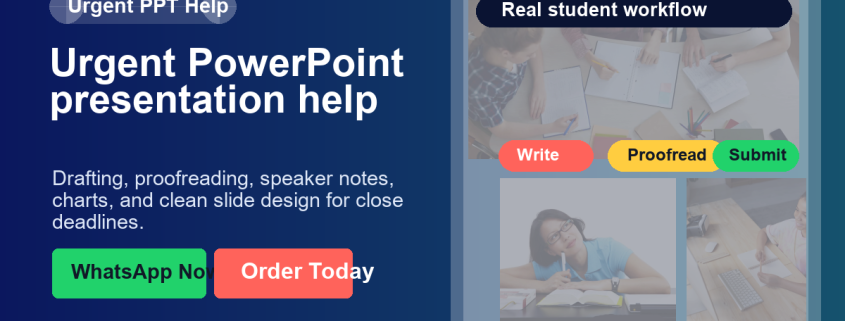 urgent PowerPoint presentation help