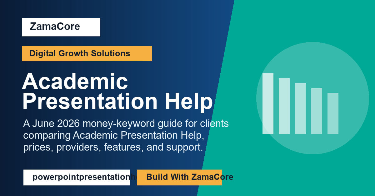 Academic Presentation Help