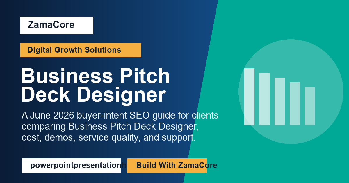 Business Pitch Deck Designer