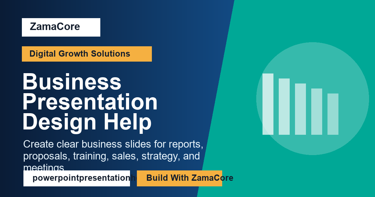 Business Presentation Design Help