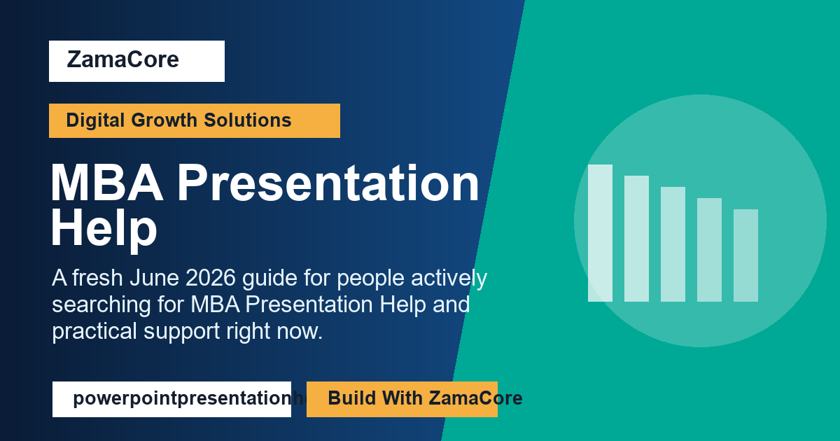 MBA Presentation Help