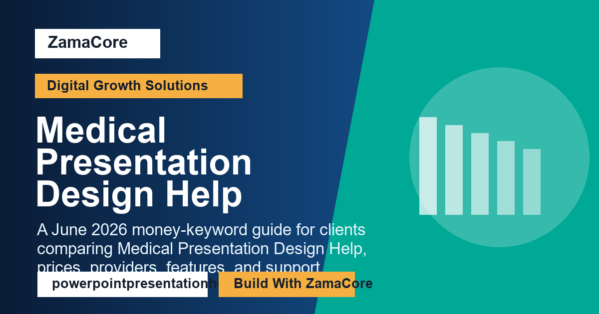 Medical Presentation Design Help