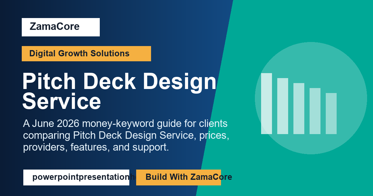 Pitch Deck Design Service