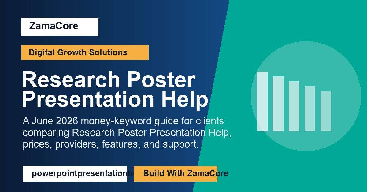 Research Poster Presentation Help