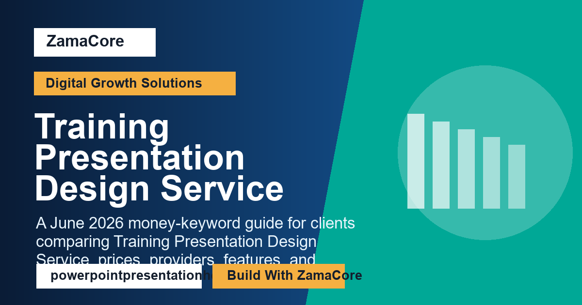 Training Presentation Design Service